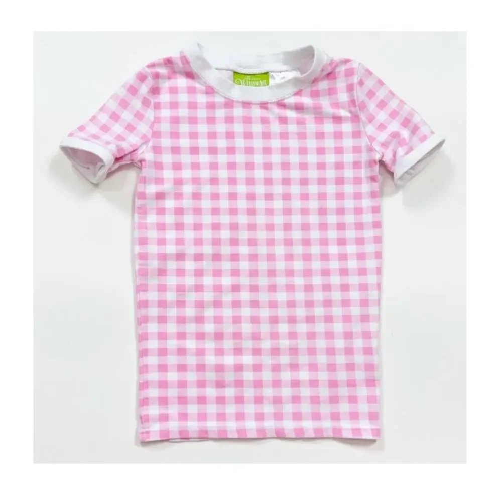 Classic Whimsy Gingham Pajama Top